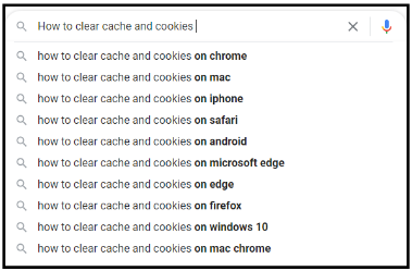 Clear Cache